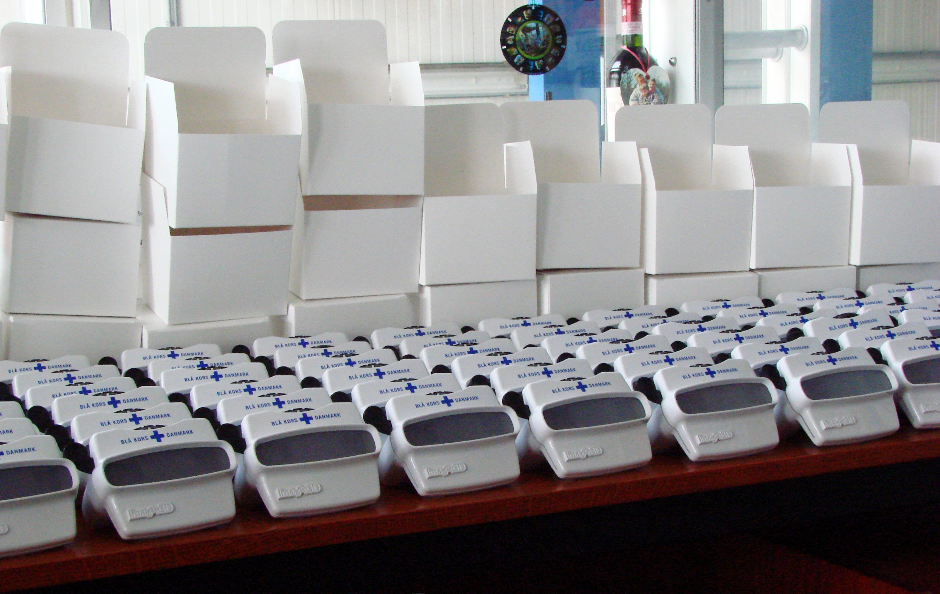 3Dset for Danish blue cross